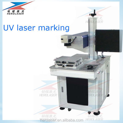 Purple Horn Open Type 355nm UV Laser Marking Machine With Work Table