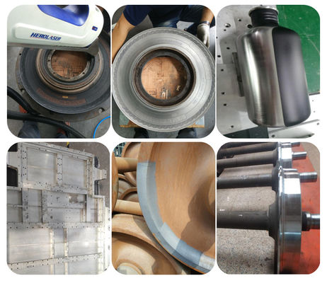 500w 1000w 1500w Pulse Laser Rust Removal Machine For Paint Oil Purple Horn