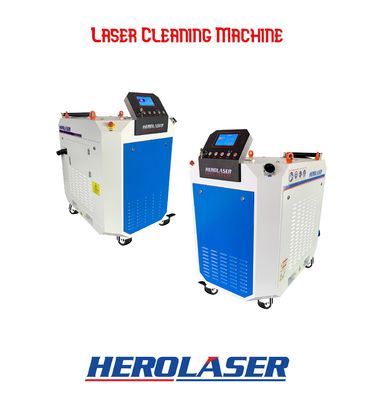 Purple Horn Water Cooling 500W Laser Cleaning Machine For Container